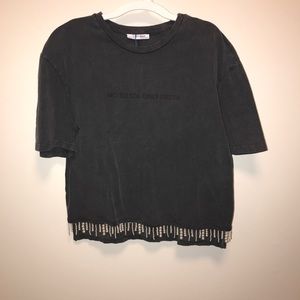 Zara Cropped T-Shirt
